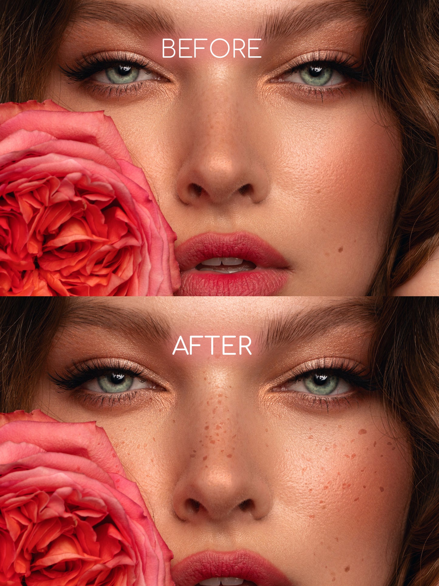 Freckles Brushes for Photoshop (Кисти веснушки) + TUTORIAL